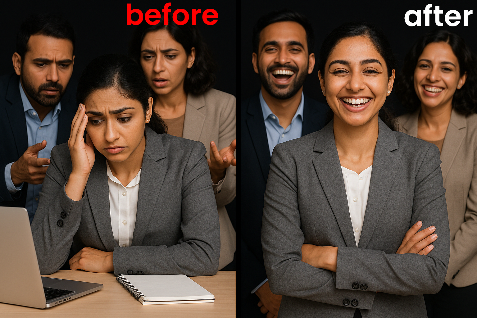 Portrait of Vikram in thoughtful pose
